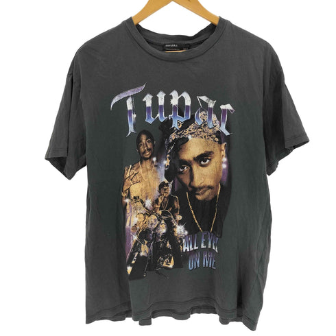 ベルシュカ BERSHKA アーティストプリントクルーネックTシャツ メンズ XS