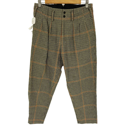 ジエダ Jieda 18AW REMAKE HOUNDS TOOTH TUCK SLACKS リメイク ハウンド トゥース タック スラックス パンツ メンズ JPN:2