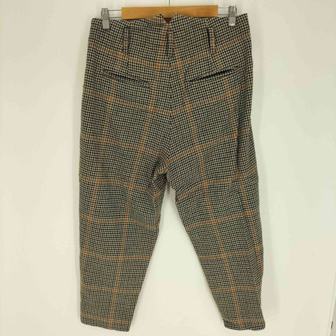 ジエダ Jieda 18AW REMAKE HOUNDS TOOTH TUCK SLACKS リメイク ハウンド トゥース タック スラックス パンツ メンズ JPN:2