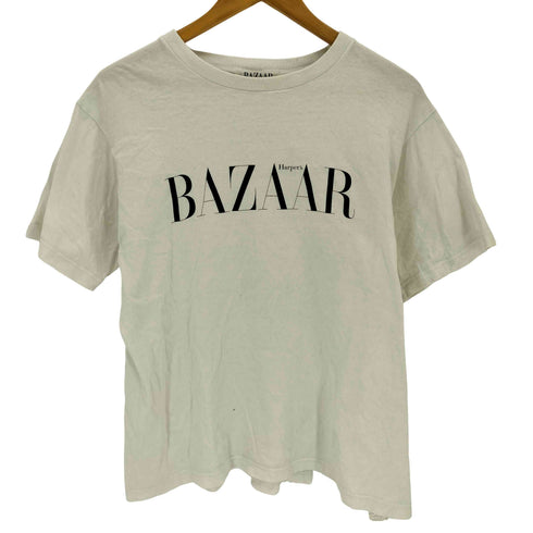 Harper's BAZAAR プリントクルーネックTシャツ レディース FREE