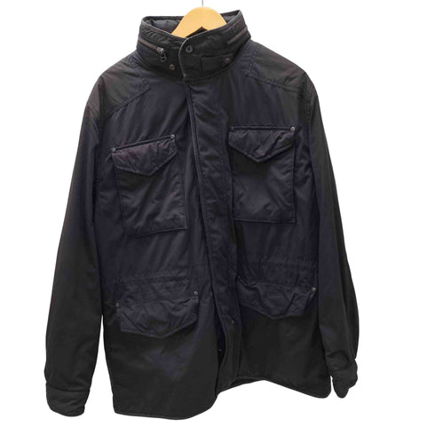 ポロバイラルフローレン Polo by RALPH LAUREN 90S M-65 型 パッカブルフード 裏地 キルティング パデッド フィールド ミリタリー ジャケット エルボーステッチ メンズ import:L