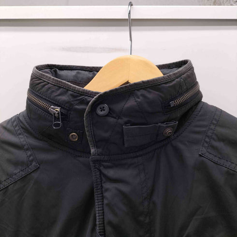 ポロバイラルフローレン Polo by RALPH LAUREN 90S M-65 型 パッカブルフード 裏地 キルティング パデッド フィールド ミリタリー ジャケット エルボーステッチ メンズ import:L
