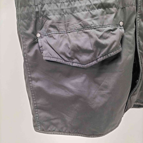 ポロバイラルフローレン Polo by RALPH LAUREN 90S M-65 型 パッカブルフード 裏地 キルティング パデッド フィールド ミリタリー ジャケット エルボーステッチ メンズ import:L