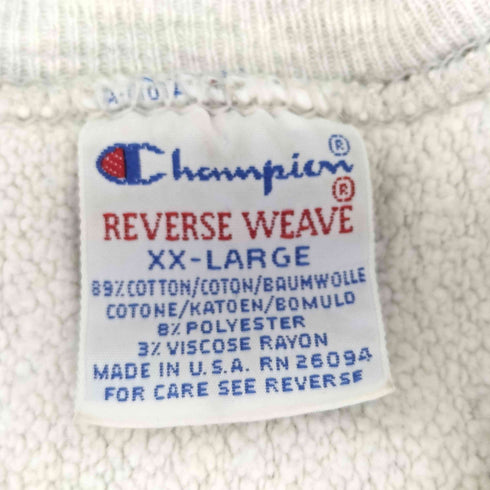 チャンピオン Champion 90S REVERSE WEAVE スウェット メンズ XXL