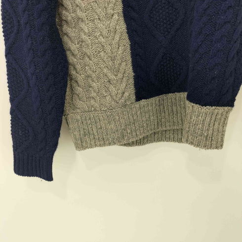 ビームスボーイ BEAMS BOY 18AW 3ゲージ ベーシック アラン クルーニット レディース