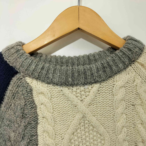 ビームスボーイ BEAMS BOY 18AW 3ゲージ ベーシック アラン クルーニット レディース