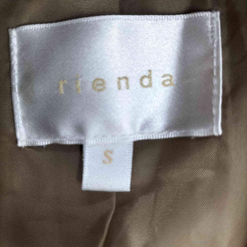 リエンダ rienda 24AW ダブルブレスト テーラード JK ジャケット レディース JPN:S