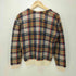 ビームスボーイ BEAMS BOY EXCLUSIVE FABRIC シャギーチェックカーディガン レディース