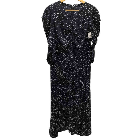 ミラオーウェン Mila Owen 24SS Vネック タック ギャザー ドット ワンピース レディース JPN:1