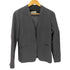 ユナイテッドアローズグリーンレーベルリラクシング UNITED ARROWS green label relaxing 24SS ダブルクロス ノーラペル ジャケット ウォッシャブル ストレッチ 防シワ― レディース JPN:40