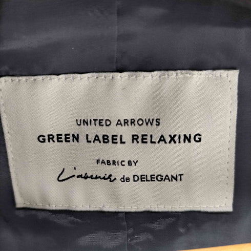 ユナイテッドアローズグリーンレーベルリラクシング UNITED ARROWS green label relaxing 24SS ダブルクロス ノーラペル ジャケット ウォッシャブル ストレッチ 防シワ― レディース JPN:40