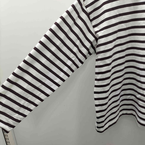 オーラリー AURALEE 21AW 別注 EXCLUSIVE BASQUE SHIRT WIDE バスク シャツ ワイド ボーダー ボートネック カットソー レディース JPN:1