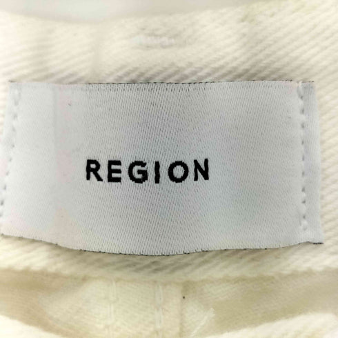 REGION ダメージ ペイント加工 デニム メンズ JPN:L
