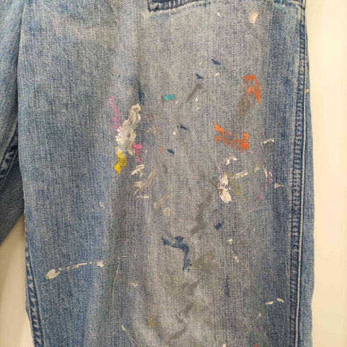 ポロラルフローレン POLO RALPH LAUREN ペイント デニムバギーパンツ メンズ 30/30