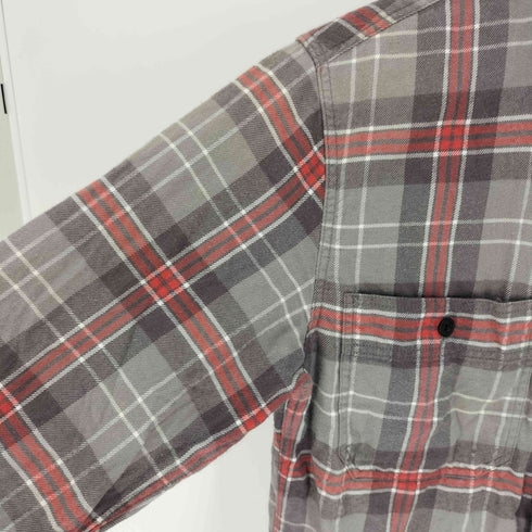 ジェイクルー J.CREW チェック柄 ポケット コットン L/S シャツ メンズ import:XS