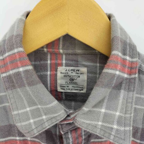 ジェイクルー J.CREW チェック柄 ポケット コットン L/S シャツ メンズ import:XS