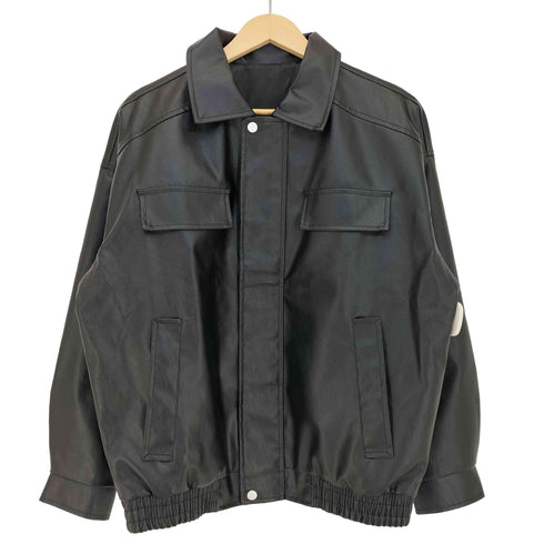 フェイクレザー ブルゾンジャケット メンズ JPN:S