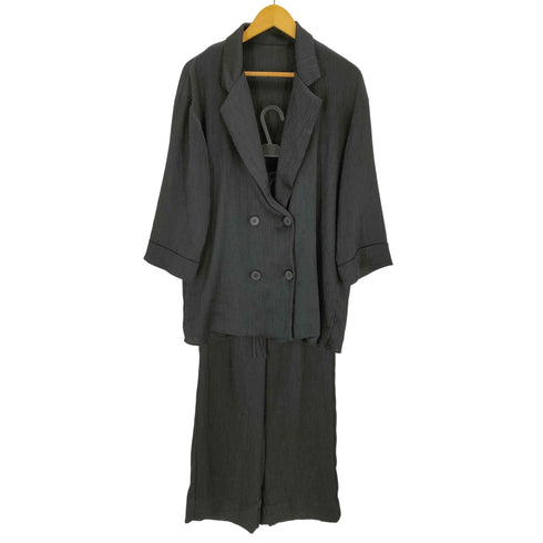 ザラ ZARA プリーツダブルジャケット&パンツ レディース XS