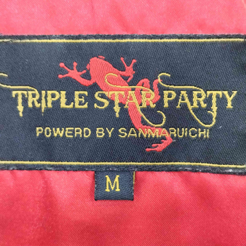 TRIPLE STAR PARTY カエル刺繍 キルティングジャケット ベトジャン メンズ JPN:M