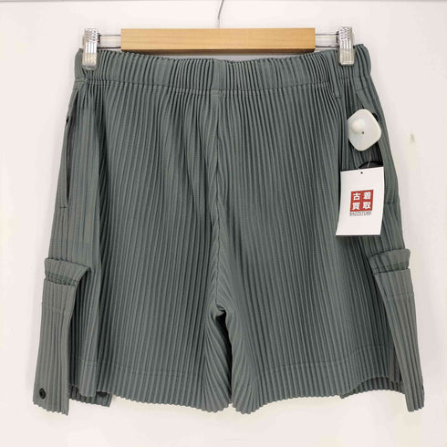 オムプリッセイッセイミヤケ HOMME PLISSE ISSEY MIYAKE プリーツ フリップパンツ ショーツ メンズ