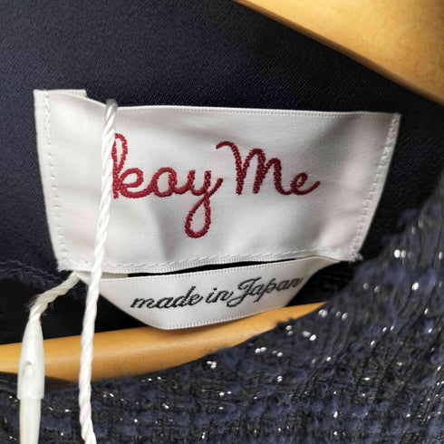 key me ツイード ノースリーブ ワンピース レディース JPN:9号