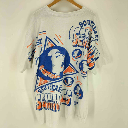 フルーツオブザルーム FRUIT OF THE LOOM 80~90s USA製 オールオーバープリント Tシャツ メンズ XXXL