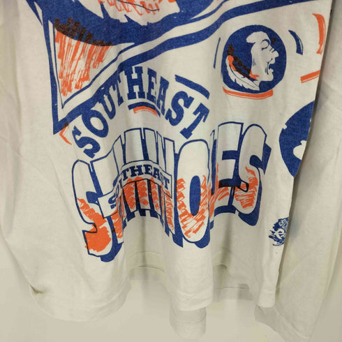 フルーツオブザルーム FRUIT OF THE LOOM 80~90s USA製 オールオーバープリント Tシャツ メンズ XXXL