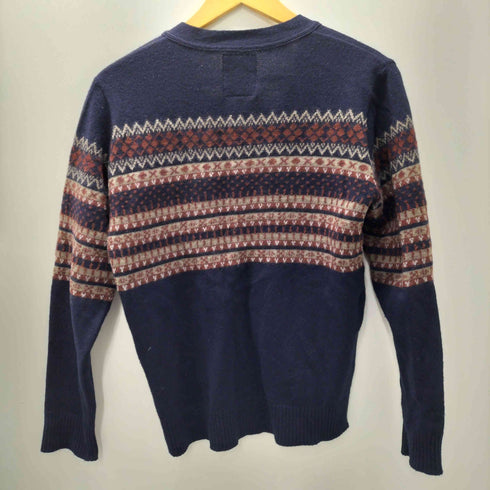 スティルバイハンド STILL BY HAND ネイティヴ柄 総柄 ニット カーディガン メンズ JPN:46