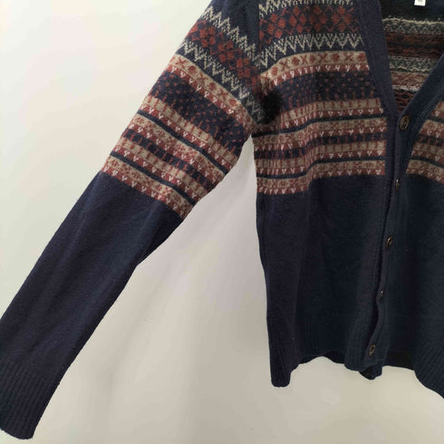 スティルバイハンド STILL BY HAND ネイティヴ柄 総柄 ニット カーディガン メンズ JPN:46