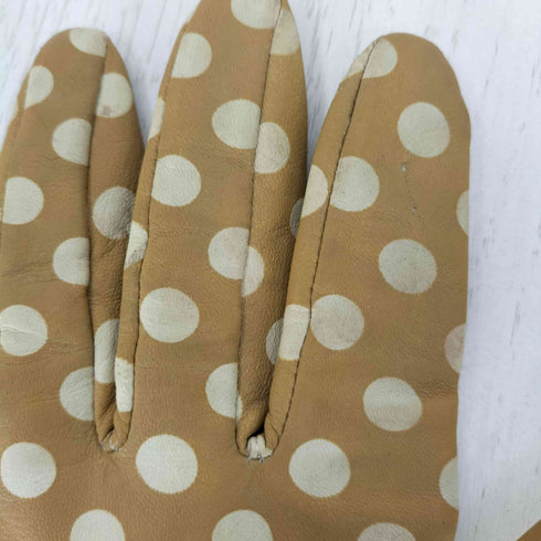 アンダーカバー UNDERCOVER 00S ドット レザー グローブ レディース