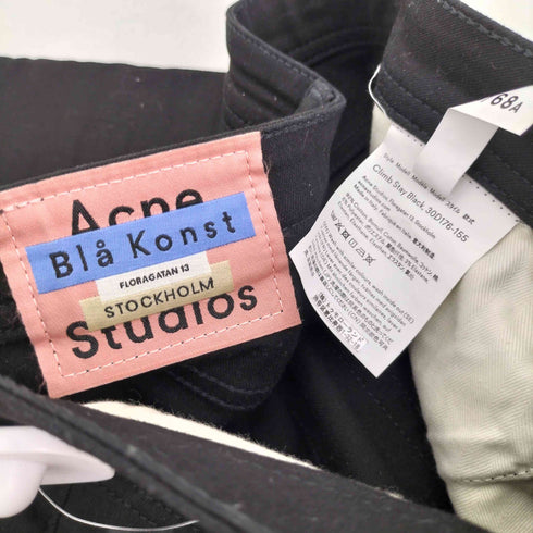 アクネストゥディオズ ACNE STUDIOS Climb Stay Black スキニーパンツ レディース 27/30