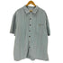 ISLAND SHORES 90S レーヨン混 半袖チェックシャツ メンズ XXL