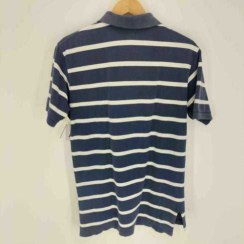ポロバイラルフローレン Polo by RALPH LAUREN ポニー刺繍 S/S ボーダー ポロシャツ メンズ import:M