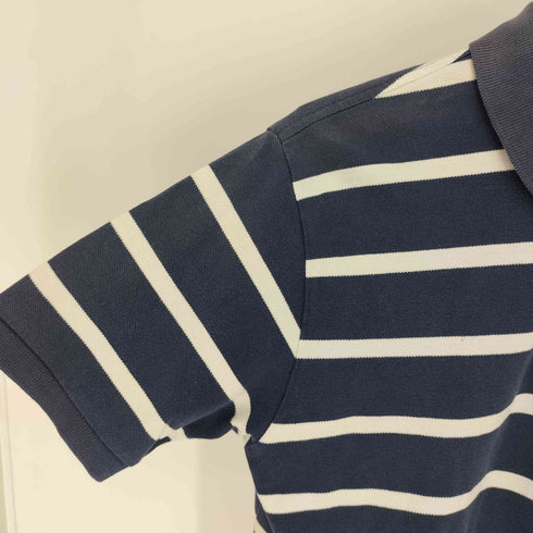 ポロバイラルフローレン Polo by RALPH LAUREN ポニー刺繍 S/S ボーダー ポロシャツ メンズ import:M