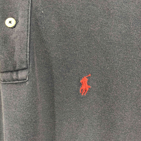 ポロバイラルフローレン Polo by RALPH LAUREN ポニー刺繍 S/S ポロシャツ メンズ import:M