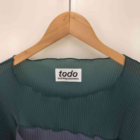 トゥードゥーコトハヨコザワ todo kotoha yokozawa RELAX WAVE TOP リラックスウェーブトップス レディース