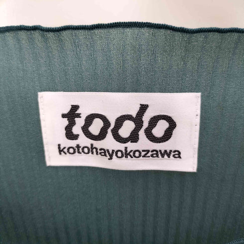 トゥードゥーコトハヨコザワ todo kotoha yokozawa RELAX WAVE TOP リラックスウェーブトップス レディース