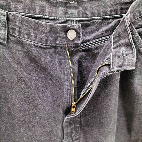 ラングラー Wrangler USA製 WRG JEAN CO ペインター ブラックデニムパンツ メンズ 36×32