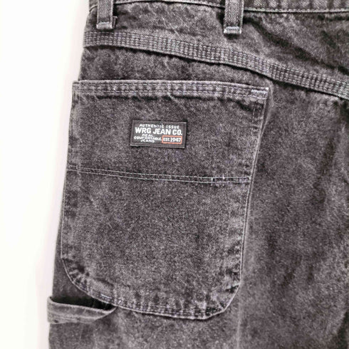 ラングラー Wrangler USA製 WRG JEAN CO ペインター ブラックデニムパンツ メンズ 36×32