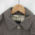 トラディショナルウェザーウェア Traditional Weatherwear 千鳥格子柄 フード付き ウールステンカラーコート メンズ 34