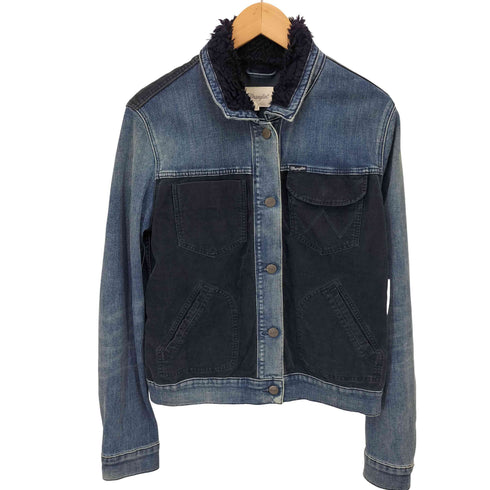 ラングラー Wrangler AUTHENTIC JACKET 切替 襟ボアデニムジャケット レディース JPN:M