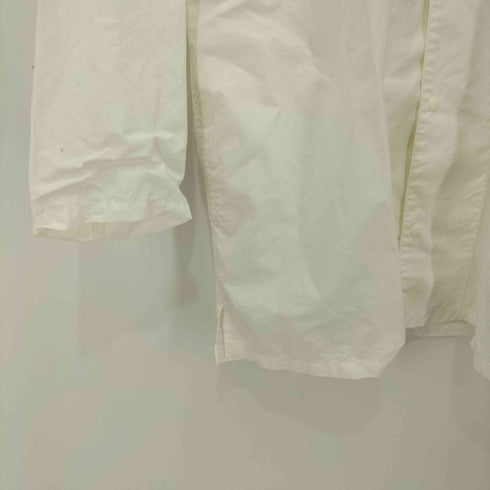 ムジラボ MUJI labo 超長綿ポプリンスタンドカラーミドル丈シャツ レディース XXS-XS