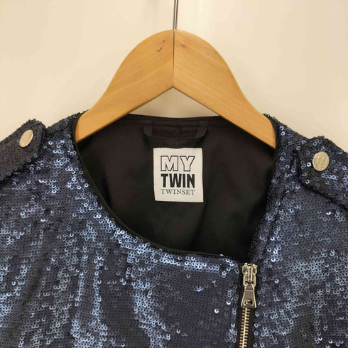 my twin twinset Glitter biker jacke レディース JPN:S