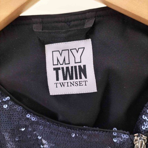 my twin twinset Glitter biker jacke レディース JPN:S