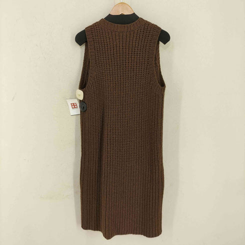 ラルフローレン RALPH LAUREN HAND KNIT ウールカシミヤ ニット ロングベスト レディース import:S