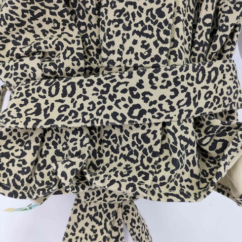 セシルマクビー CECIL McBEE レオバードドッキングノースリーブトップス レディース JPN:M