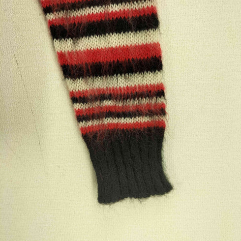 ディーゼル DIESEL SUPERIOR QUALITY KNIT モヘヤ混 マルチボーダー ニット カーディガン メンズ