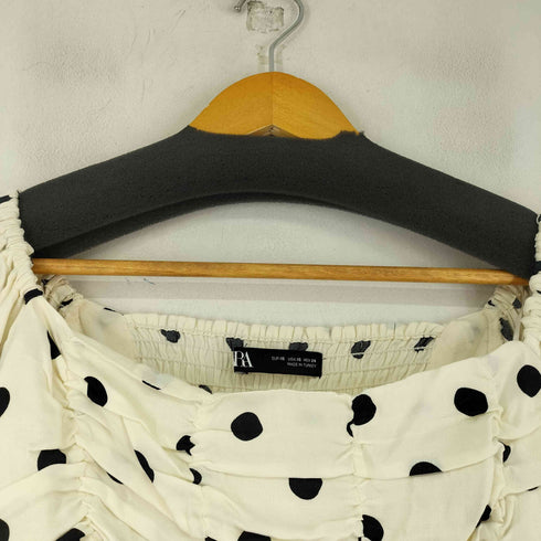 ザラ ZARA ドット柄ブラウス レディース import:XS
