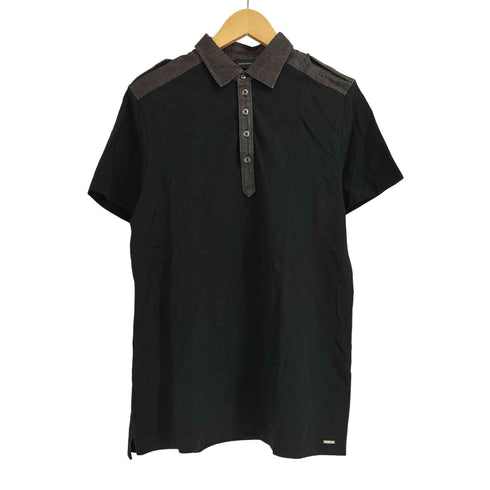 ディーゼル DIESEL 素材切替 エポレット S/S ポロシャツ メンズ import:XS