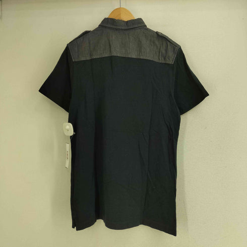 ディーゼル DIESEL 素材切替 エポレット S/S ポロシャツ メンズ import:XS